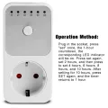 Smart Control Countdown Timer Switch Plug-In Socket Auto Shut Off Outlet. 