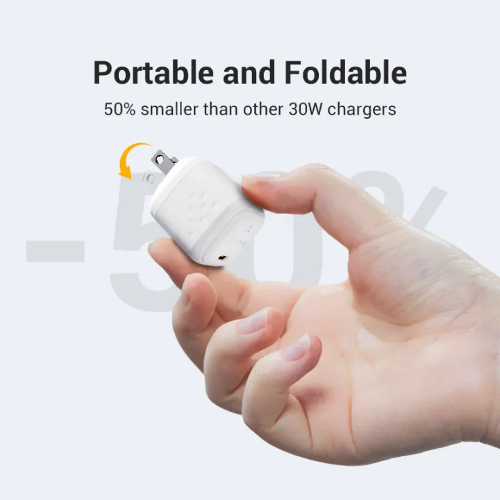 VOLTME%20Revo%2030%20Mini%202%20Wall%20Charger,%2030W%20GaN%20III%20Fast%20Charging,%20Type-C%20PD%203.0,%20PPS,%20Compact%20Power%20Adapter%20for%20iPhone,%20Samsung%20&%20Pixel%20-%20Image%204