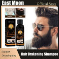 Darkening Shampoo Gray To Black For Men Women Anti Dandruff Removal White Hair Moustache Coloring Shine Smooth Hair Dye Shampoo. 