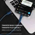 【FUPANG】♥Ready stock free shipping♥Five in one multifunctional universal charging cable box, mobile holder data cable.