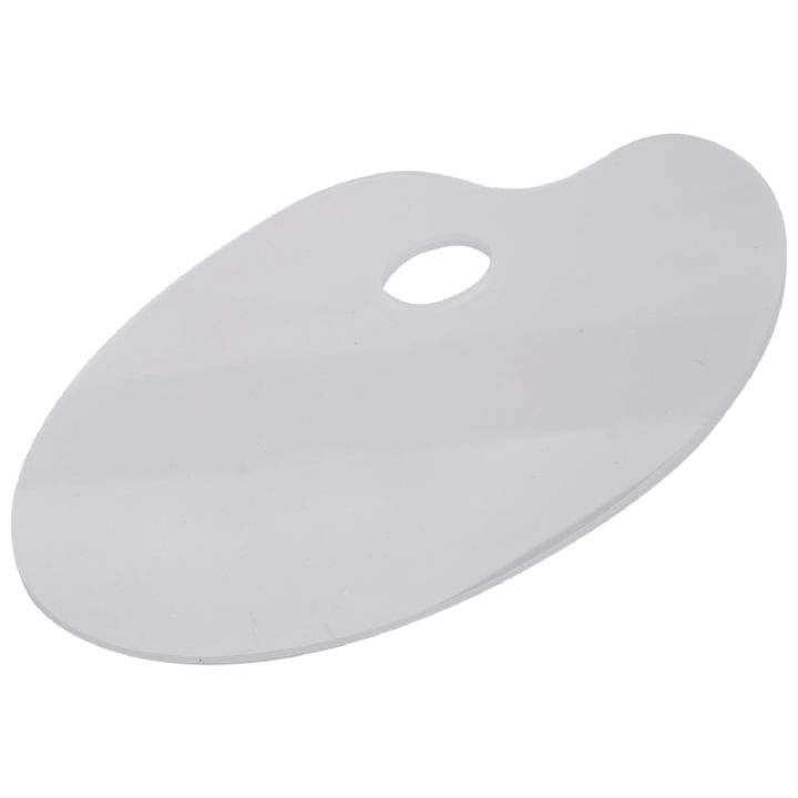 2 Pack Clear Acrylic Paint Palette 10 x 6 Inches Art Palette