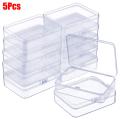 Mini Storage Box -Clear Lidded Small Plastic Box- For Trifles Parts Tools Storage Box Jewelry Display Case Beads Container. 