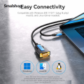 Smalshop Vention USB to RS232 Serial Converter Compatible with Windows 8/8.1/10/11 macOS Linux Connect computer printer.