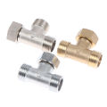 1PC Toilet Diverter Valve Copper G1/2" T-Valve Bidet Sprayer Shower Fitting.