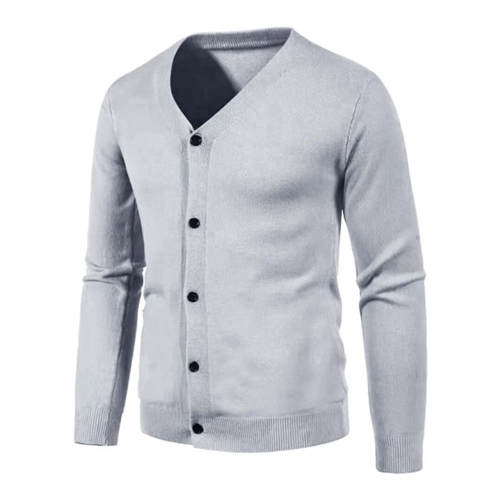 Mens%20Casual%20Button%20Solid%20V%20Neck%20Slim%20Fit%20Warm%20Sweater%20Cardigan%20Coat%20Men%20Sweeter%20Cotton%20Sweater%20Medium%20Cardigan%20-%20Image%205