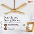 Orient Quadro Ornamental 56" Ceiling Fan (Golden Chocolate).