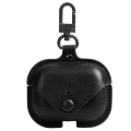 Leather Protective Airpod Pro Case Cover Shockproof with Loss Prevention Clip for Apple AirPods Pro Wireless Charging Case. 