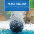 4 pcs 50mm Large Size Air Stone Air Diffuser Aquarium Bubble Air Stone For Fish Tank Aeration Biofloc Aquafonic 50mm Gray or Blue Color. 