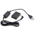 DR-E12 DC Coupler LP-E12 Battery+ACK-E12 USB Cable Power Bank Charger Adapter For Canon EOS M M2 M10 M50 M100 M200 Camera. 