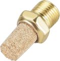 Pneumatic Silencer Filter 1/2'' out Thread, Exhaust Brass Air Noise Reduction Filter Exhaust Muffler Connector G1/2 same as picture. 