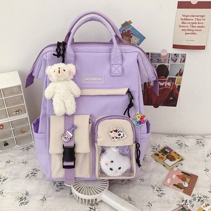 2021%20Preppy%20Purple%20Backpack%20Women%20Waterproof%20Candy%20Colors%20Backpacks%20Fancy%20High%20School%20Bags%20for%20Teenage%20Girl%20Cute%20Travel%20Rucksack%20-%20Image%202