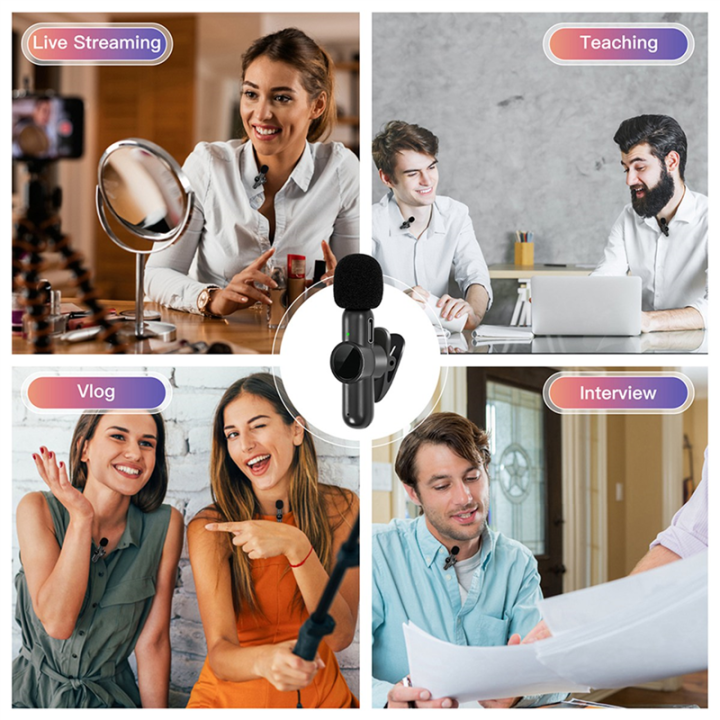 OUMERY%20Wireless%20Lavalier%20Microphone%20Noise%20Cancelling%20Audio%20Video%20Recording%20for%20//Android/%20Live%20Game%20Mic%20-%20Image%207