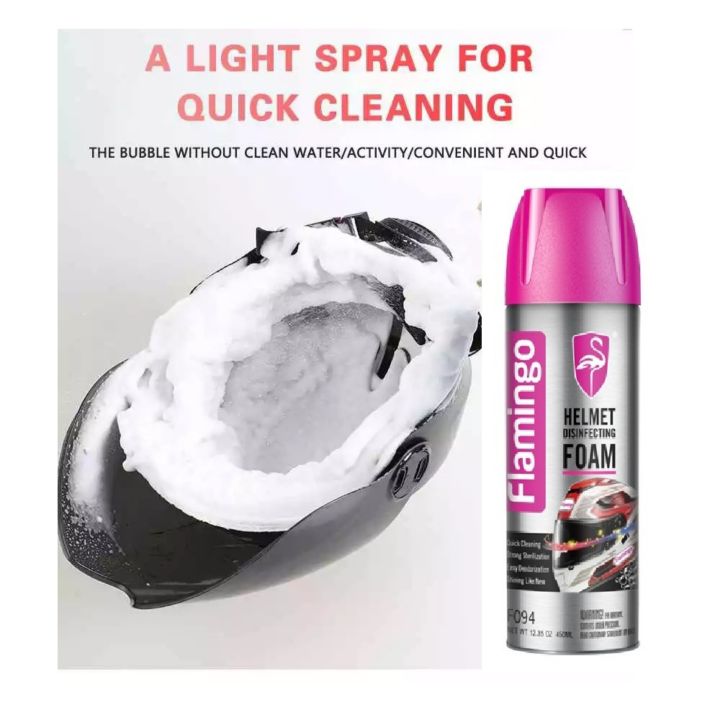 Flamingo%20Helmet%20Disinfecting/Cleaning%20Foam-450ml(F016)%20-%20Image%202