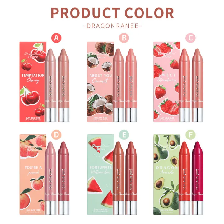 Dragon%20Ranee%202pcs/set%20Moisturising%20Crayon%20Lipstick%20Pencil%20Long%20Lasting%20Moisturising%20Lip%20Liner%20Solid%20Fruit%20Lip%20Nectar%20-%20Image%206