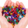 100pcs Beads Adjustable Hair Braids Dreadlock Beads Braid Rings Cuff Clips Tubes Yao Store.