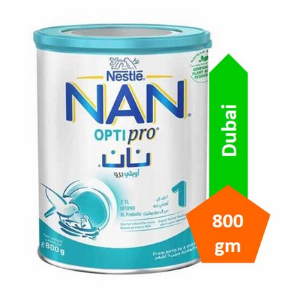 NAN Optipro 1 Formula Milk 800g Dubai