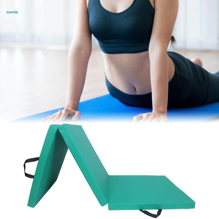 Three Fold Folding Exercise Mat Gym for Fitness Gymnastics Outdoor