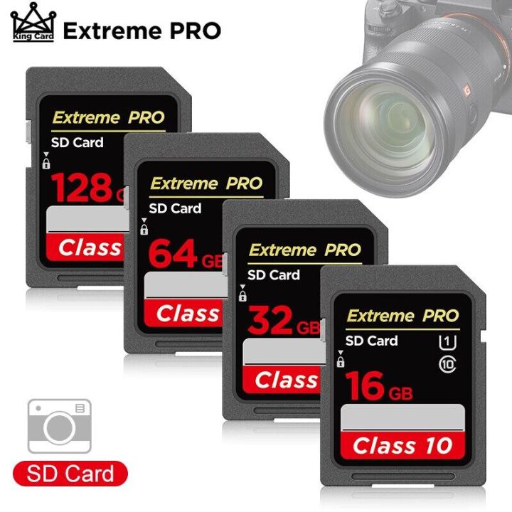 FREE Shipping+COD  Professional SD Card 64GB 128GB 256GB SDXC Memory Card 16GB 32GB SDHC Card High Speed 600x For Nikon Canon Camera