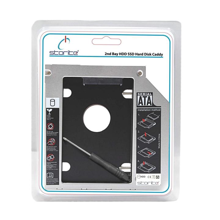 Universal%20SATA%2012.7mm%20Caddy,%202nd%20SSD%20or%20Hard%20Disk%20Drive%20Caddy%20for%20CD/DVD%20Drive%20Slot%20(Add%20Second%202.5"%20SATA%20HDD/SSD%20to%20Your%20Laptop)%20Support%20All%20Brand%20Laptop%20-%20Image%202