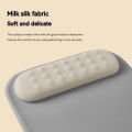 Wrist mouse pad ergonomic wrist rest silicone pad memory foam non-slip large female computer mouse pads. 