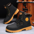 CYYTL Men Boots Winter Casual Shoes Designer Luxury Platform Cowboy Chelsea Tactical Military Work Safety Leather Ankle Sneakers BunnyGarden. 