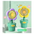 Portable USB Fan Charging Fan Portable Handheld Fan ABS Cute Style for Birthday Gifts Purple.
