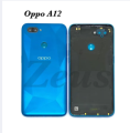 OPPO A12 - ( Plastic ) Casing / Back Shell / Back Panel / Battery Cover / Back Door / Back Replacement Part with Button. 