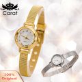 【Nice Day Toy Findings Store
】(New) 2024women's fashion mesh fine alloy rhinestone band dial quartz bracelet wrist watch.