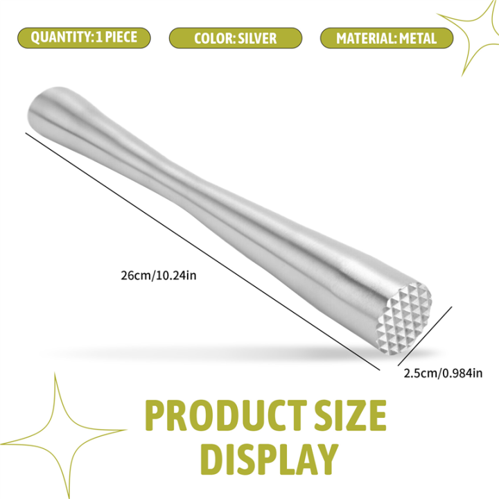 Cocktail%20Muddler%20Stainless%20Steel%20Lemon%20Masher%20Cocktail%20Muddler%20Ice%20Masher%20for%20Fresh%20Fruit%20Spice%20Ice%20Bars%20Tools%2026%20cm%20-%20Image%205