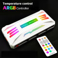 Coolmoon Argb Controller 4pin Pwm 5v 3pin Argb Cooling Fan Smart Intelligent Remote Control For Case Chassis Radiator. 