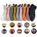10 Pairs Women Cute Socks Cotton Kawaii Embroidered Funny Low Cut Socks for Women Girls Ankle Socks Harajuku Girls School Gifts. 