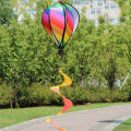 1PC Striped Hot Air Balloon For Children Toy Random Color Gift Wind Spinner.