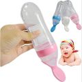 90ml Silicone Baby Food  Feeder With Dispensing Spoon. 