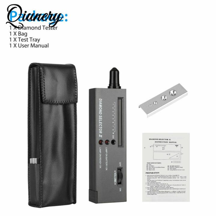 Professional Diamond Testers Diamond Detector High Accuracy Diamond Tester Pen Gem Tester (160x40x22 Mm/6.3x1.6x0.9 Inches)