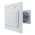 1 Set Dual Door Dryer Vent Cover Dryer Vent Cover Dryer Vent Duct Tube & Trim Ring Indoor Dryer Vent.