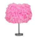 【Hey my home】Portable Metal Fur 15x35cm Handmade Lampshade for Modern Bedside Table Lamp Desk Light Home Decor. 