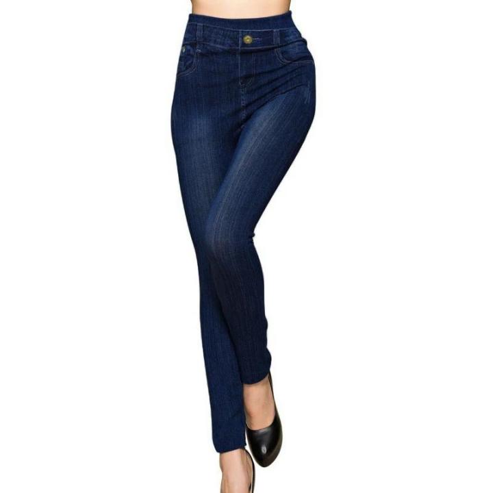 Seamless%20Leggings%20Women%20Pants%20Print%20Jeggings%20Cotton%20Girl%20Knitted%20High%20Waist%20Faux%20Jeans%20Denim%20Femme%20Pantalon%20Fitness%20Leggins%20House%20Foocus%20-%20Image%205