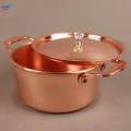 Korean Ramen Pot Copper Korean Instant Noodle Pot for Soup Picnic Eggs. 