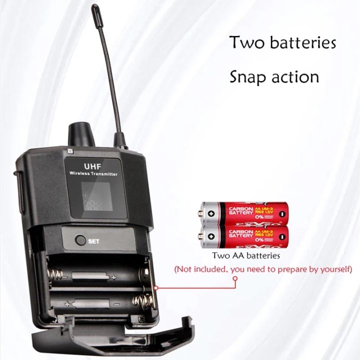 UHF%20Wireless%20Headset%20Microphone%20with%20Transmitter%20Receiver%20LED%20Digital%20Display%20Bodypack%20Transmitter%20for%20Teaching%20Live%20Performance%20-%20Image%205