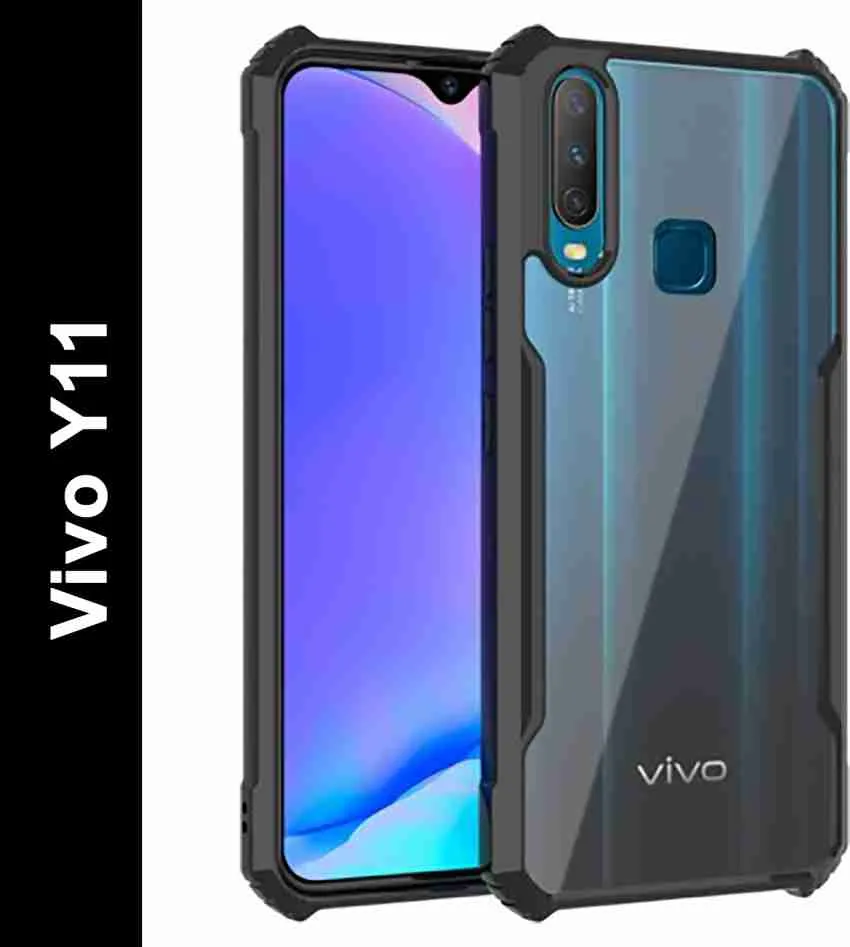 DQG Cover per Vivo Y11 2023 + Pellicola Protettiva in Vetro Temperato