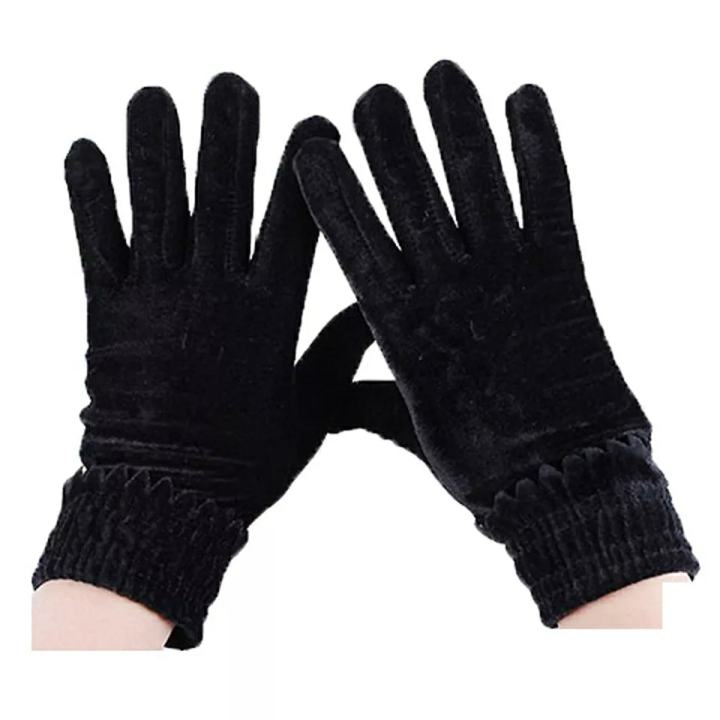 China%20Super%20Stylish%20Velvet%20Hand%20Gloves%20For%20Women%20-%20Image%204