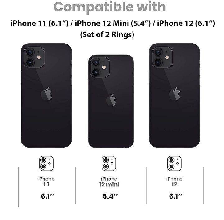 For%20Apple%20iPhone%2012%20White%20Camera%20Protector%20WSKEN%20Metal%20Ring%20Tempered%20Glass%20Camera%20Lens%20Protector%20-%20Image%208