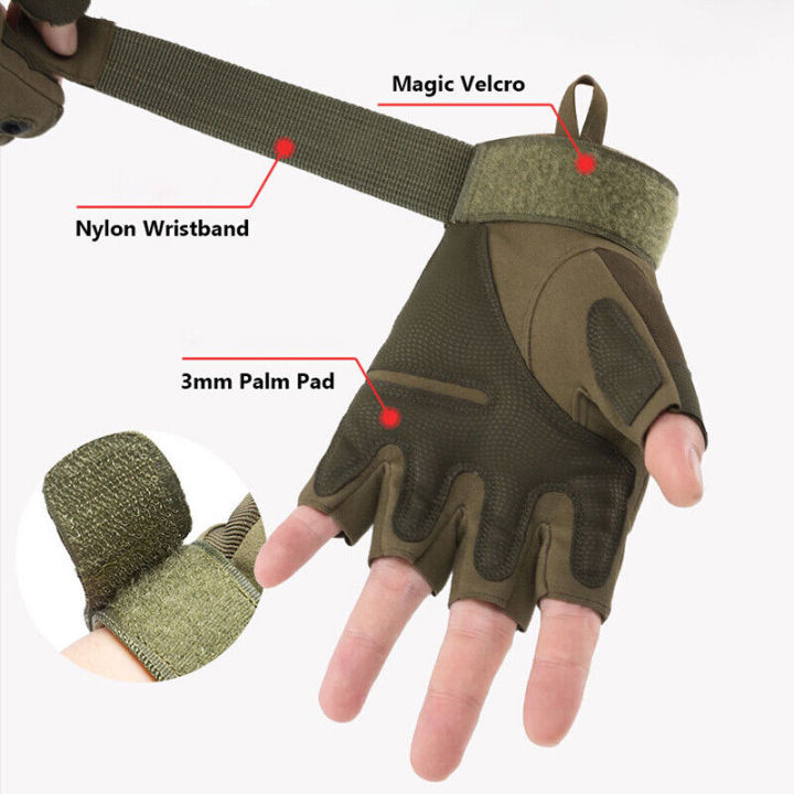 Motorcycle%20Military%20Grade%20Half%20Finger%20%20Gloves%20Army%20Green%20/Black-%20Hand%20Gloves%20For%20Bike%20,%20Half%20finger%20Tactical%20Outdoor%20Bike%20Hand%20Gloves%20-%20Image%205