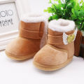 Winter Baby Snow Boots Angel Wing Cashmere Mid-tube Boots Infant Newborn Girls Warm Fleece Boots Anti-slip Shoes. 
