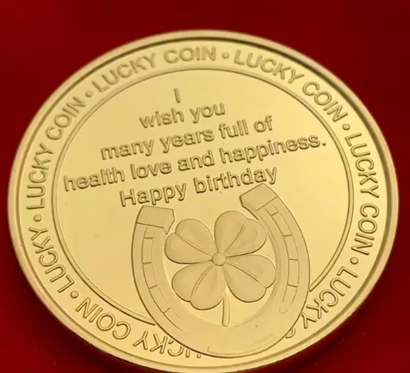 GadgetZone Lucky Lucky Charm Engraved Special Message Mum Dad