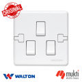 WALTON W1 Series Pearl White 10A Three Gang Switch Socket 3Gang. 