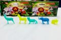 Animal Kingdom 22 Piece Set for Kids Plastic Mini Jungle Animals Toys.