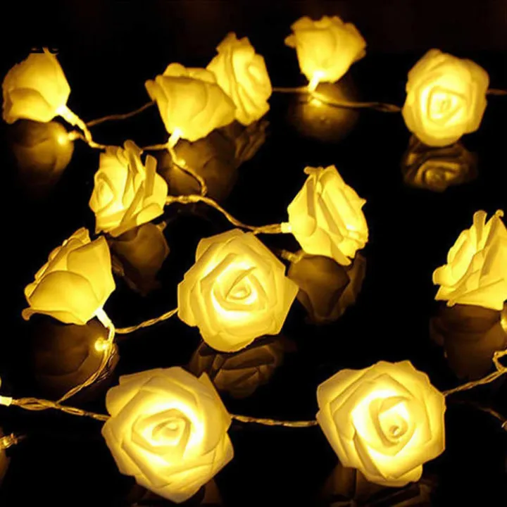 Decorative%20party%20fairy%20light%20warm%20white%20Artificial%20Soft%20fashionable%20White%20rose%20fairy%20led%20lights%20for%20decoration,%20party%20light%20-%20Image%204