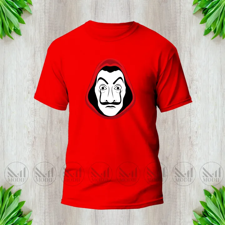Money%20Heist%20Graphic%20Design%20T-Shirt%20Made%20With%20Premium%20Cotton%20Unisex%20Round%20Neck%20Short%20Sleeve%20-%20Image%206