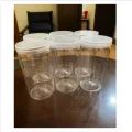 Premium Plastic Jar For Masala Storage 1000Ml |6Pcs| Keep Your Spices Fresh And Organized With These Premium Plastic Jars - Perfect For Masala Storage. 
